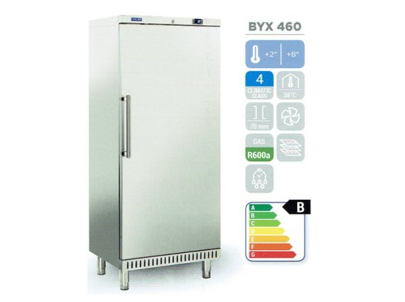 Frigorifero BYX 460 400 litri, + 2 /+8° classe B.